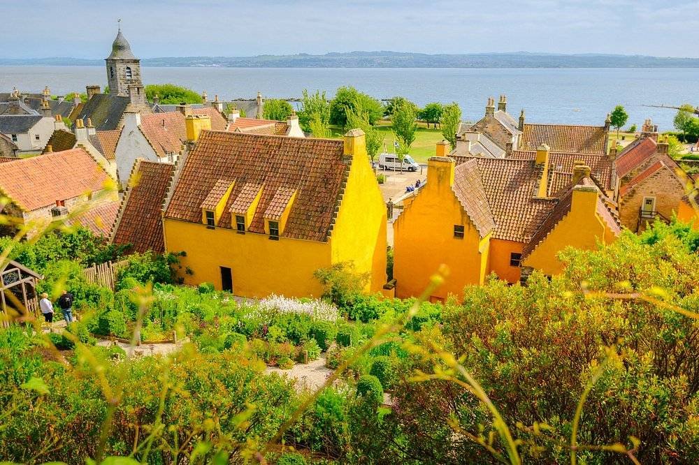 Historic properties surrounding Culross Palace in Fife