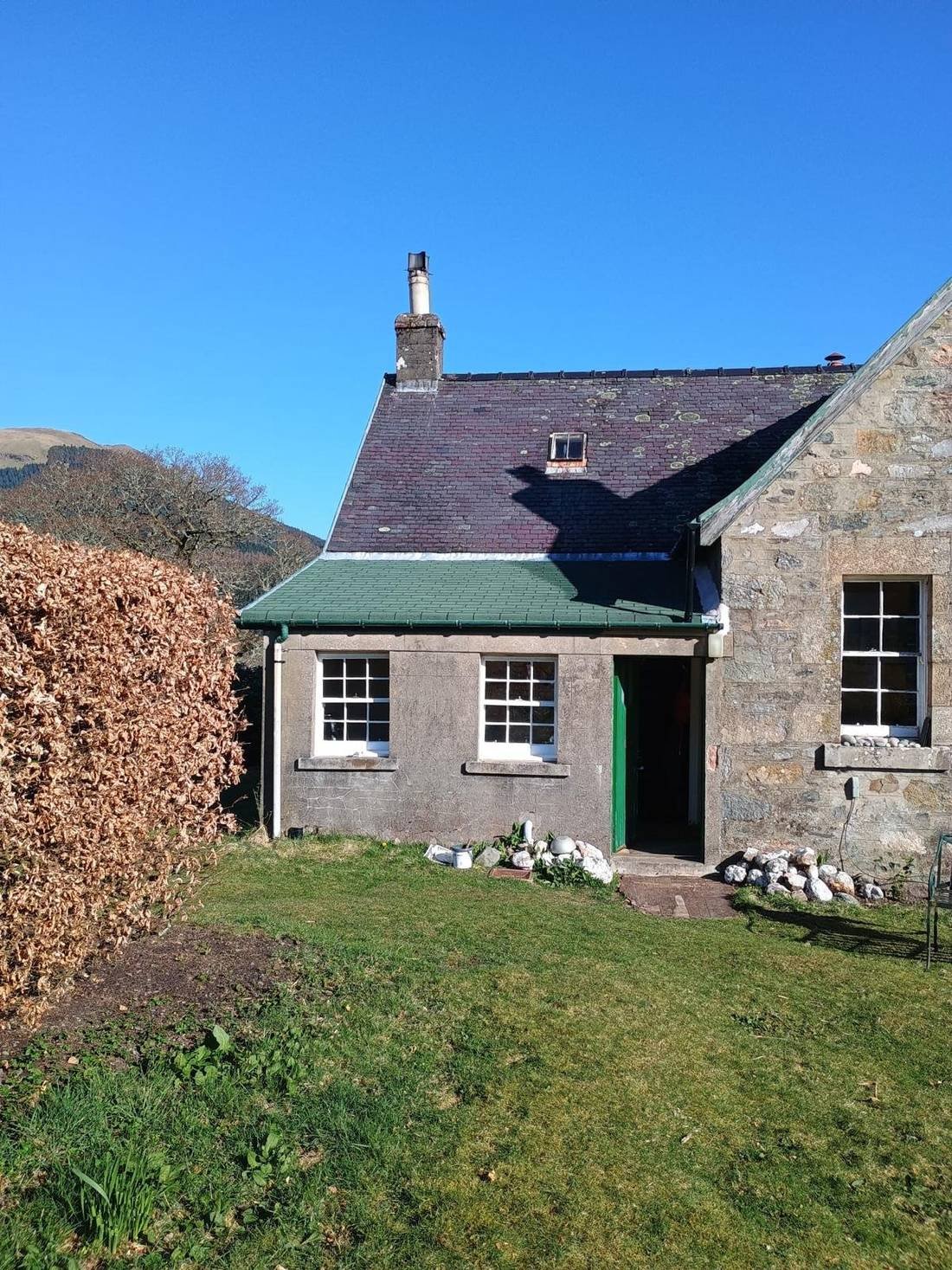 Traditional sash and case window restoration near Balquhidder