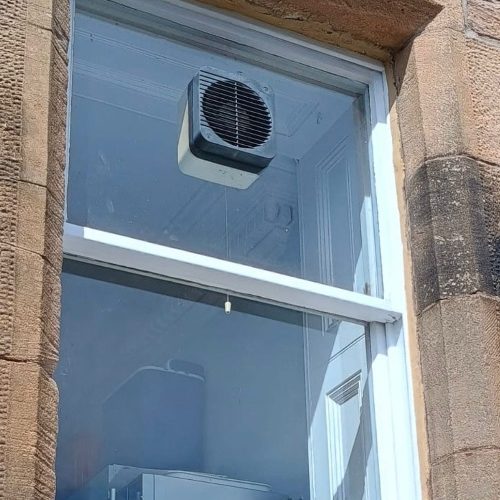 Sash and case and sand mastic restoration at Linlithgow